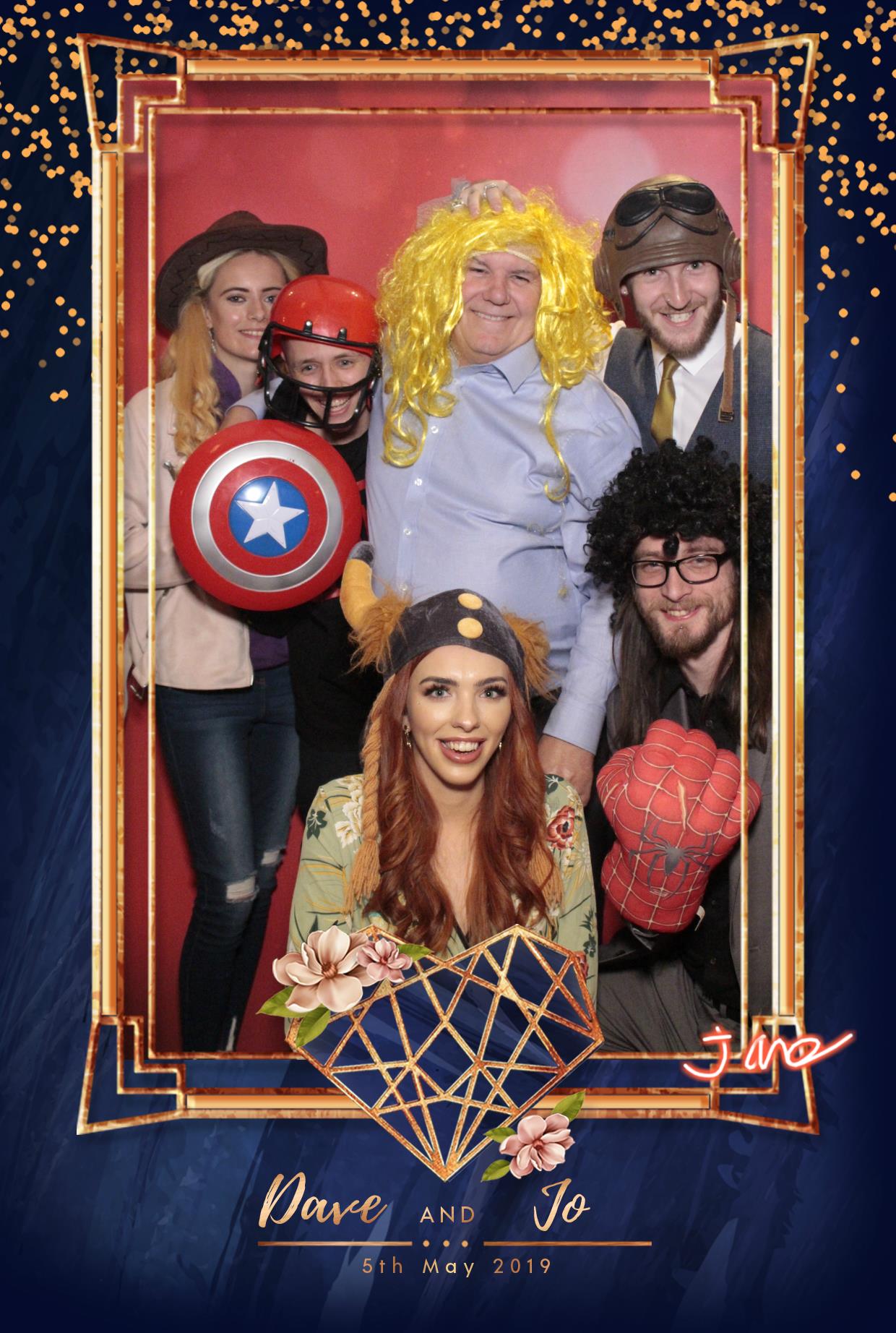 Dave and Jo's Wedding | View more photos from the event at gallery.myphotoboothexperience.co.uk/u/MyPhotoBoothExperienceLtd/Dave-and-Jos-Wedding